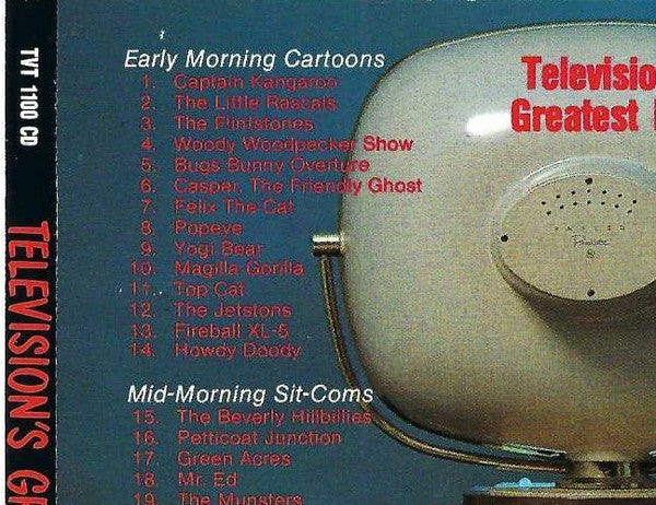 Various : Television's Greatest Hits (65 TV Themes! From The 50's And 60's) (CD, Comp, Club)