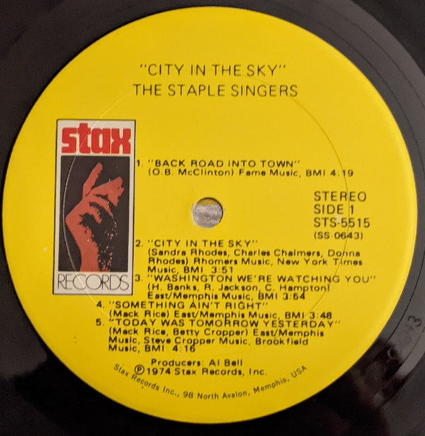 Staple Singers* : City In The Sky (LP, Album, Son)