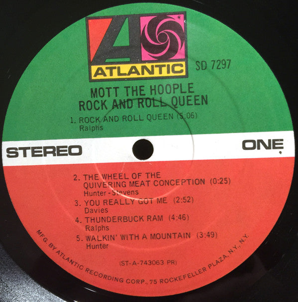 Mott The Hoople : Rock And Roll Queen (LP, Comp, PR )