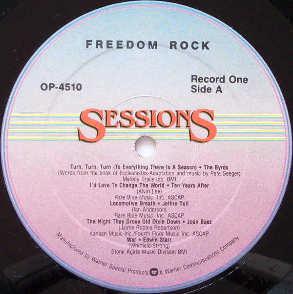Various : Freedom Rock (4xLP, Comp, All)