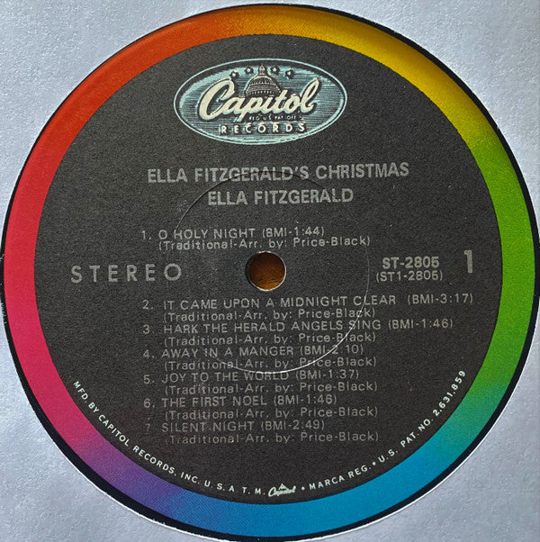 Ella Fitzgerald : Ella Fitzgerald's Christmas (LP, Album, Los)