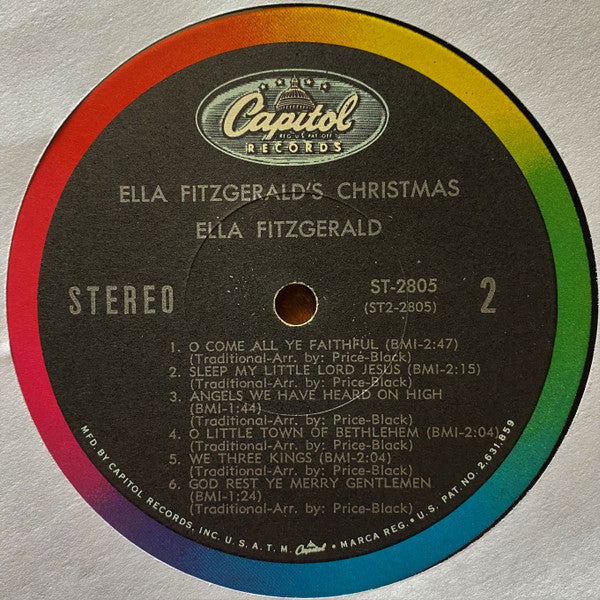 Ella Fitzgerald : Ella Fitzgerald's Christmas (LP, Album, Los)