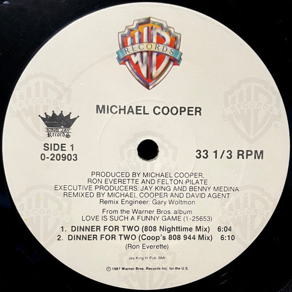 Michael Cooper : Dinner For Two (12", Maxi)