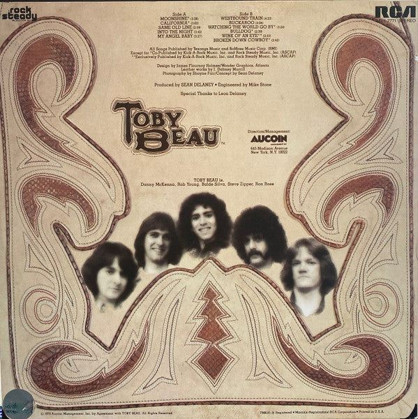 Toby Beau : Toby Beau (LP, Album, Emb)