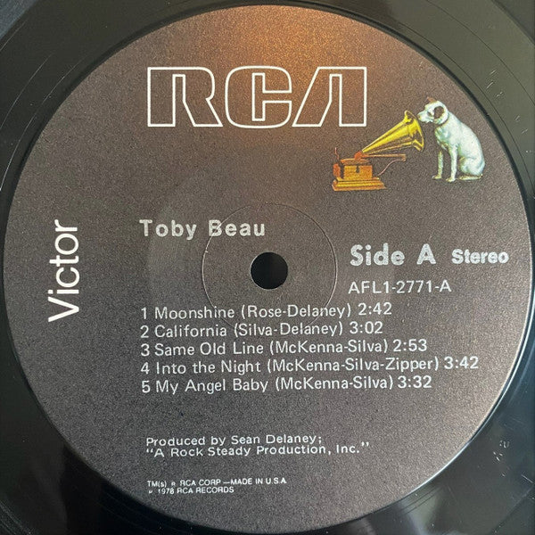 Toby Beau : Toby Beau (LP, Album, Emb)