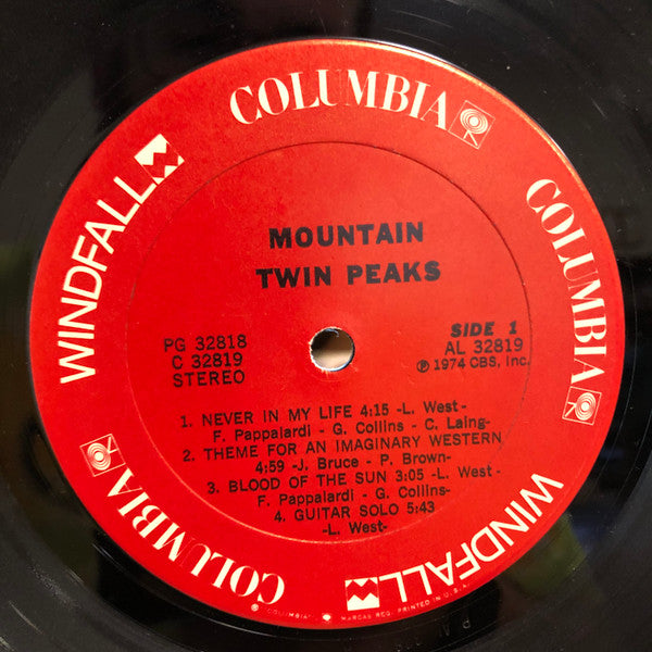 Mountain : Twin Peaks (2xLP, Album, Pit)