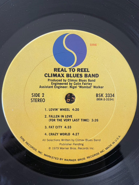 Climax Blues Band : Real To Reel (LP, Album, Gat)