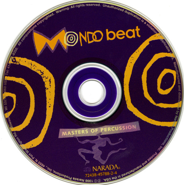 Various : Mondo Beat: Masters Of Percussion (CD, Comp)