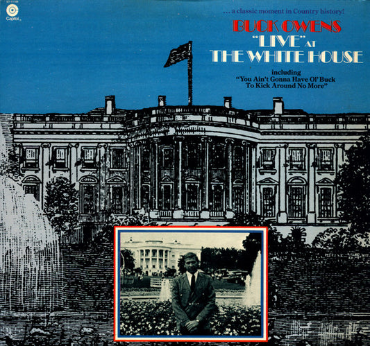 Buck Owens : "Live" At The White House (LP, Album, Club)