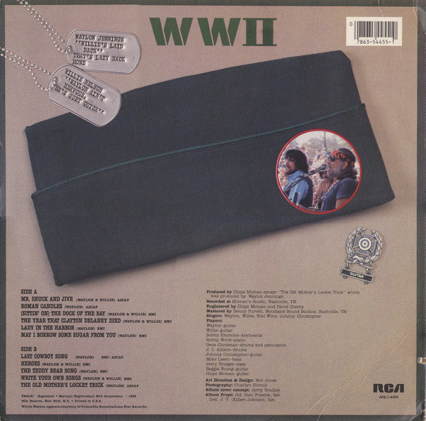 Waylon And Willie* : WWII (LP, Album)