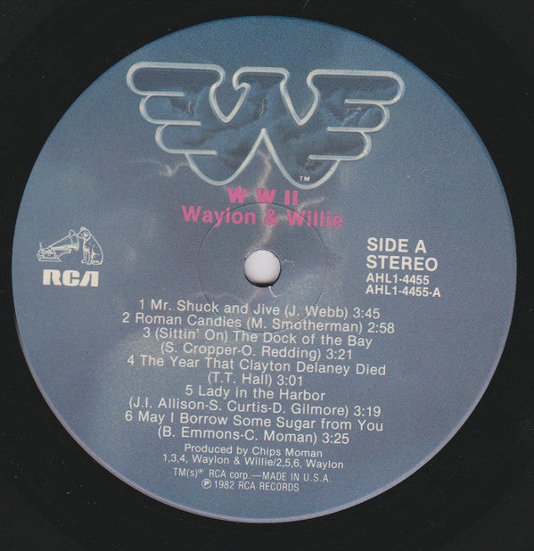 Waylon And Willie* : WWII (LP, Album)