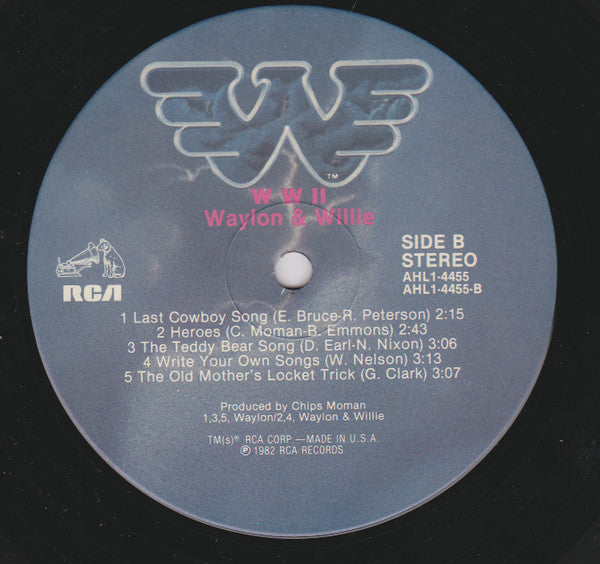 Waylon And Willie* : WWII (LP, Album)
