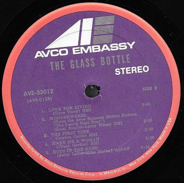 The Glass Bottle : The Glass Bottle (LP, Album)