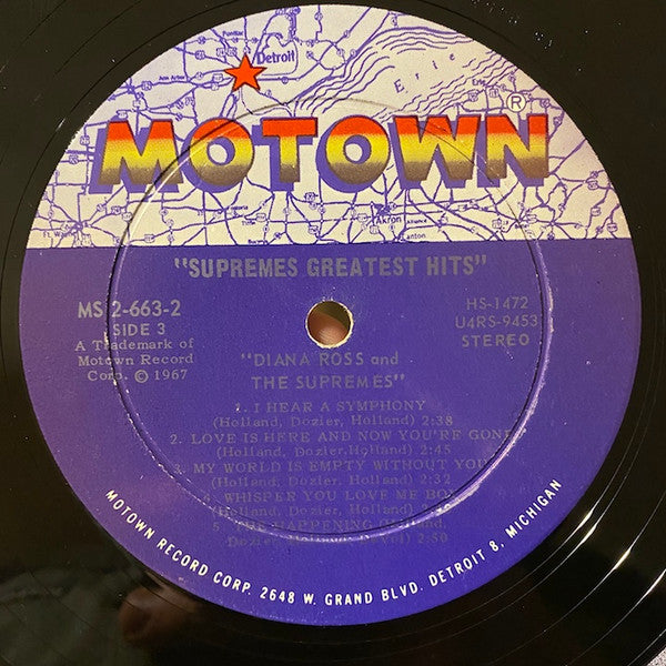 Diana Ross And The Supremes* : Greatest Hits (2xLP, Album, Comp, RCA)