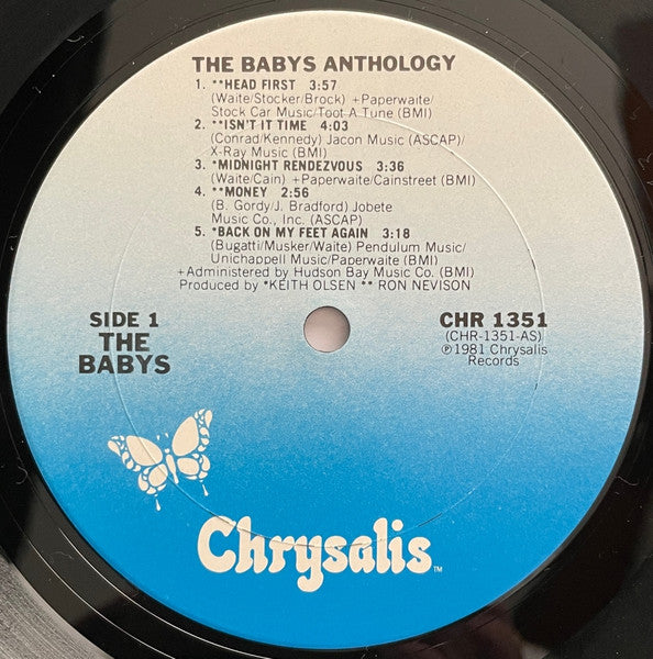 The Babys : Anthology (LP, Comp, San)