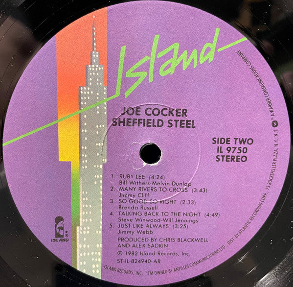 Joe Cocker : Sheffield Steel (LP, Album, All)