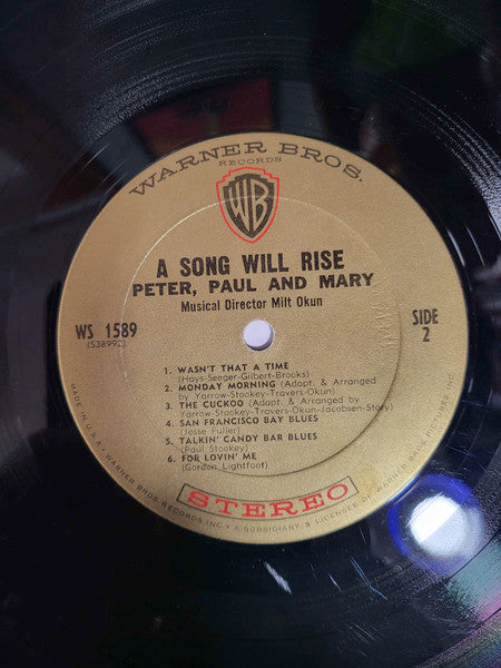 Peter, Paul And Mary* : A Song Will Rise (LP, Album, RP, Ter)
