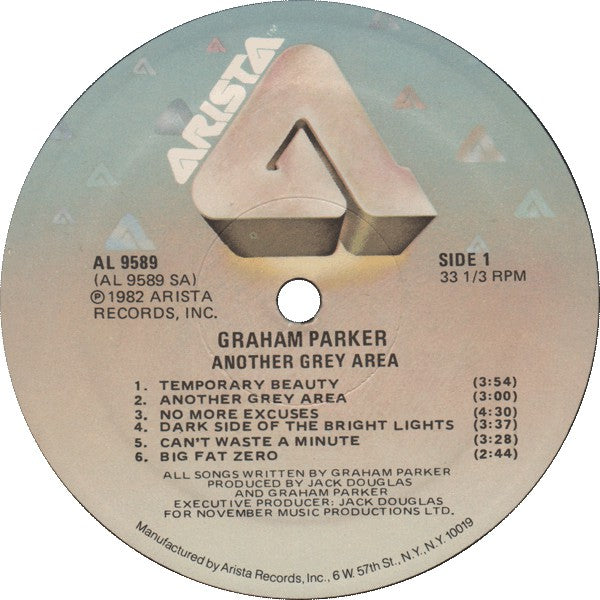 Graham Parker : Another Grey Area (LP, Album)