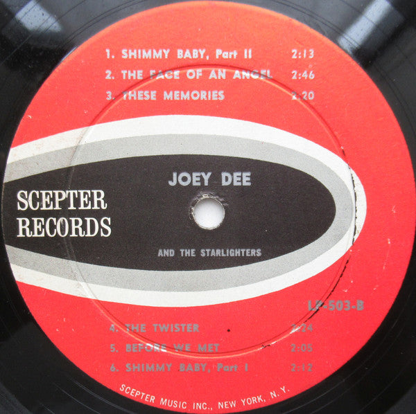 Joey Dee & The Starlighters* : The Peppermint Twisters (LP, Album, Mono)