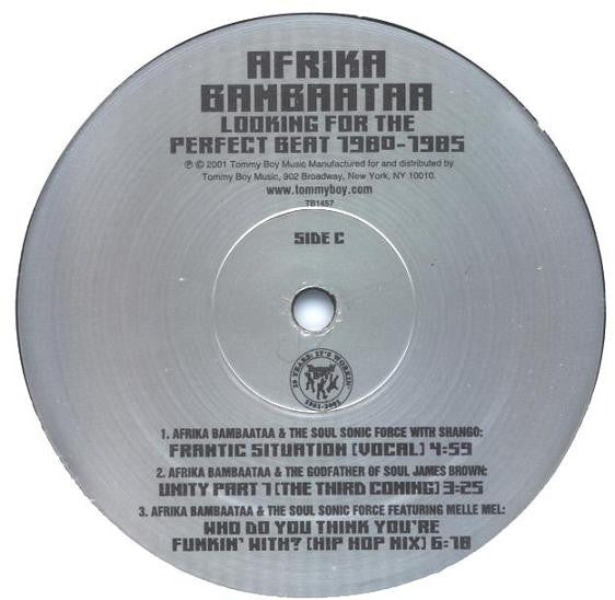 Afrika Bambaataa : Looking For The Perfect Beat 1980-1985 (2xLP, Comp)