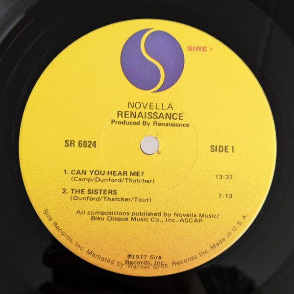 Renaissance (4) : Novella (LP, Album, RE)