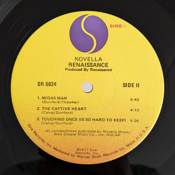 Renaissance (4) : Novella (LP, Album, RE)