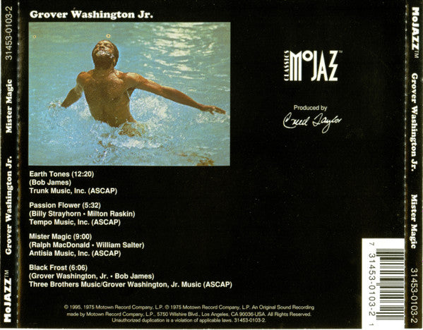 Grover Washington Jr.* : Mister Magic (CD, Album, RE)