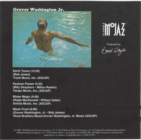 Grover Washington Jr.* : Mister Magic (CD, Album, RE)