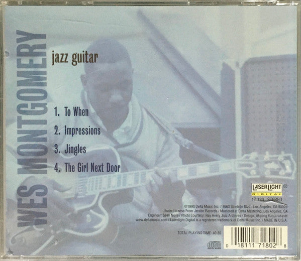 Wes Montgomery : Jazz Guitar (CD, Album, RE, RM)
