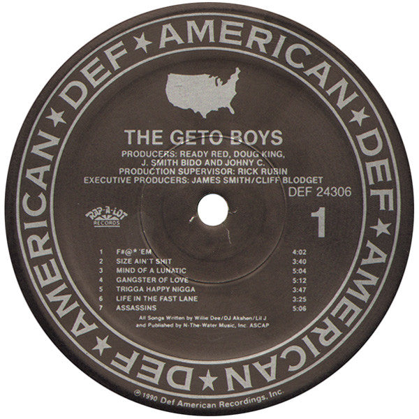 The Geto Boys* : The Geto Boys (LP, Album)