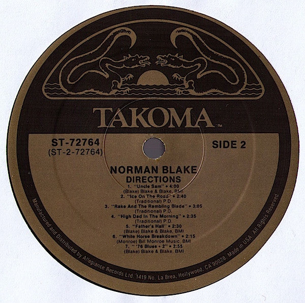 Norman Blake (2) : Directions (LP, Album)