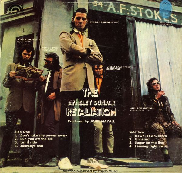The Aynsley Dunbar Retaliation : To Mum, From Aynsley And The Boys (LP, Album, Pit)