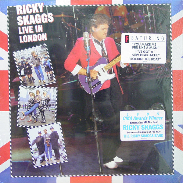 Ricky Skaggs : Live In London (LP, Album, Pit)