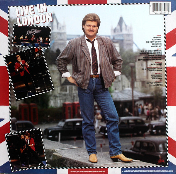 Ricky Skaggs : Live In London (LP, Album, Pit)