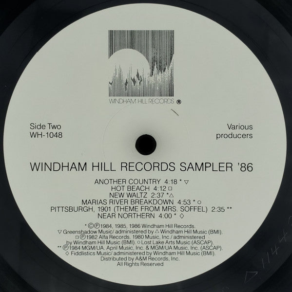 Various : Windham Hill Records Sampler '86 (LP, Smplr, All)
