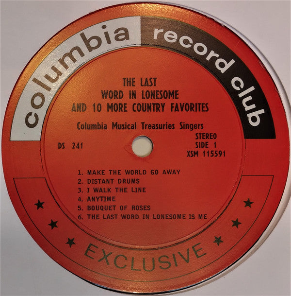 Various : The Last Word In Lonesome And 10 More Country Favorites (LP)