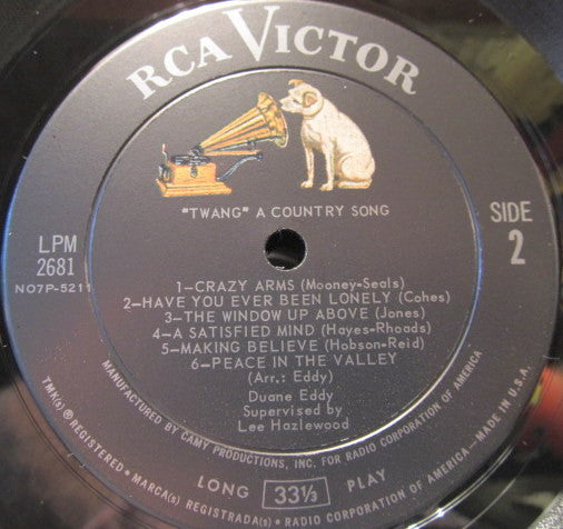 Duane Eddy : "Twang" A Country Song (LP, Album, Mono, Ind)
