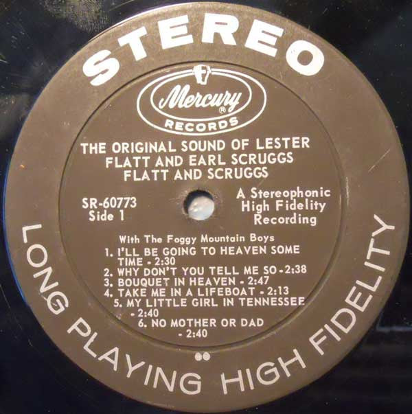 Flatt & Scruggs : The Original Sound (LP, Ele)