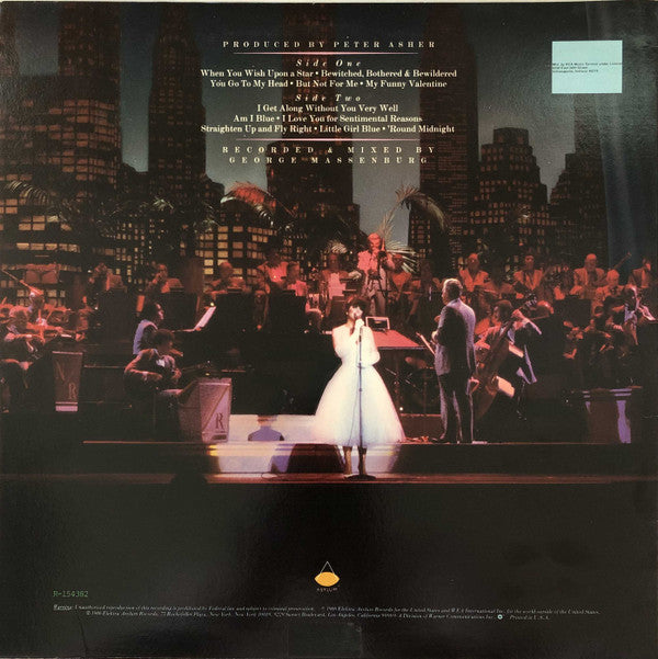 Linda Ronstadt With Nelson Riddle & His Orchestra* : For Sentimental Reasons (LP, Album, Club, RCA)