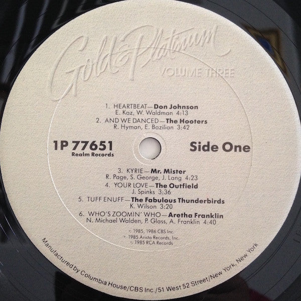 Various : Gold & Platinum Volume Three (LP, Comp, Club)