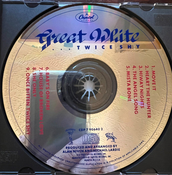 Great White : ...Twice Shy (CD, Album)