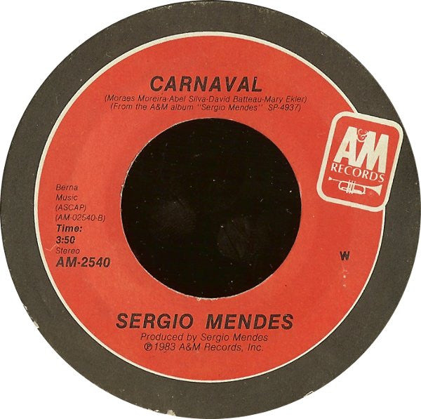 Sergio Mendes* : Never Gonna Let You Go (7", Single, Styrene, Car)