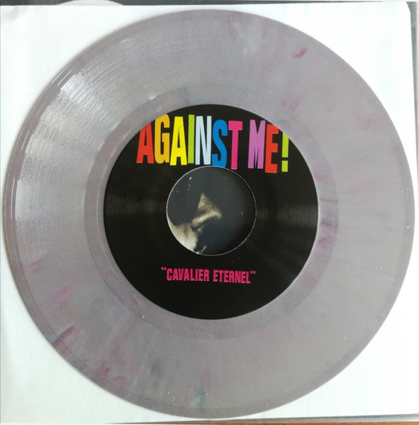 Against Me! : Cavalier Eternal / You Look Like I Need A Drink (7", Single, RP, Gra)