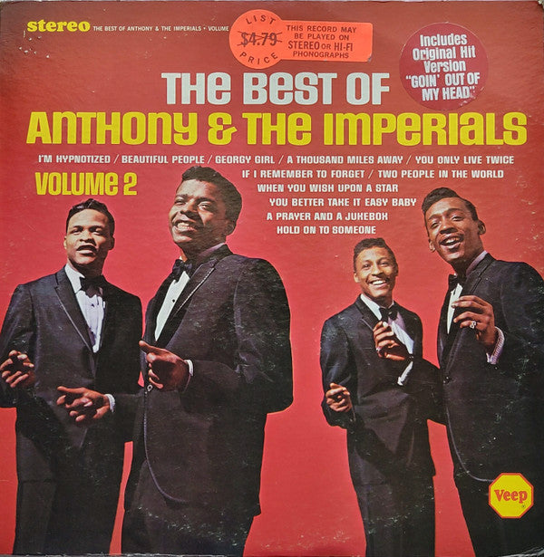 Anthony & The Imperials* : The Best Of Volume 2 (LP, Comp)