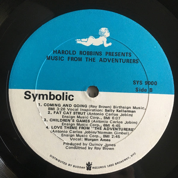 Antonio Carlos Jobim, The Ray Brown Orchestra* Arranged By Quincy Jones : Music From "The Adventurers" (LP, Album)