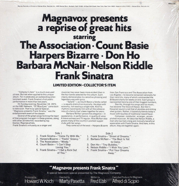 Various : Magnavox Presents... A Reprise Of Great Hits (LP, Comp, Ltd, Ter)