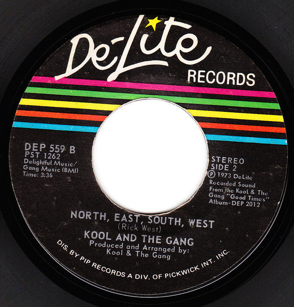 Kool And The Gang* : Jungle Boogie (7", Single, Styrene, PRC)