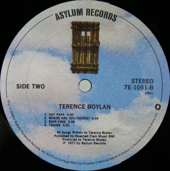 Terence Boylan : Terence Boylan (LP, Album, PRC)