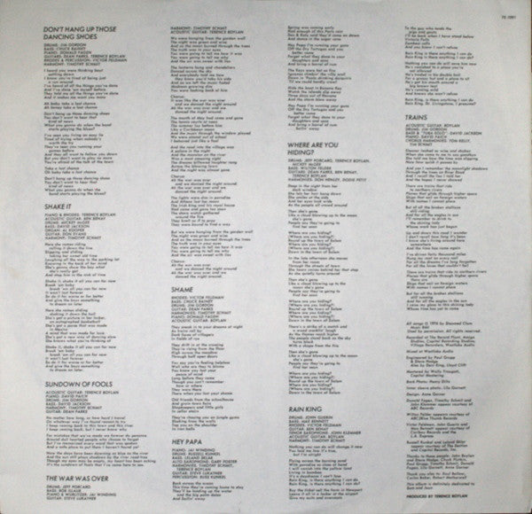 Terence Boylan : Terence Boylan (LP, Album, PRC)