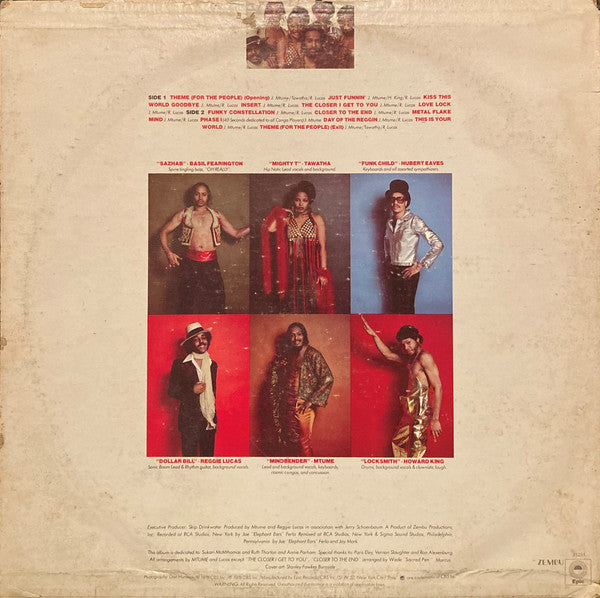 Mtume : Kiss This World Goodbye (LP, Album, Pit)